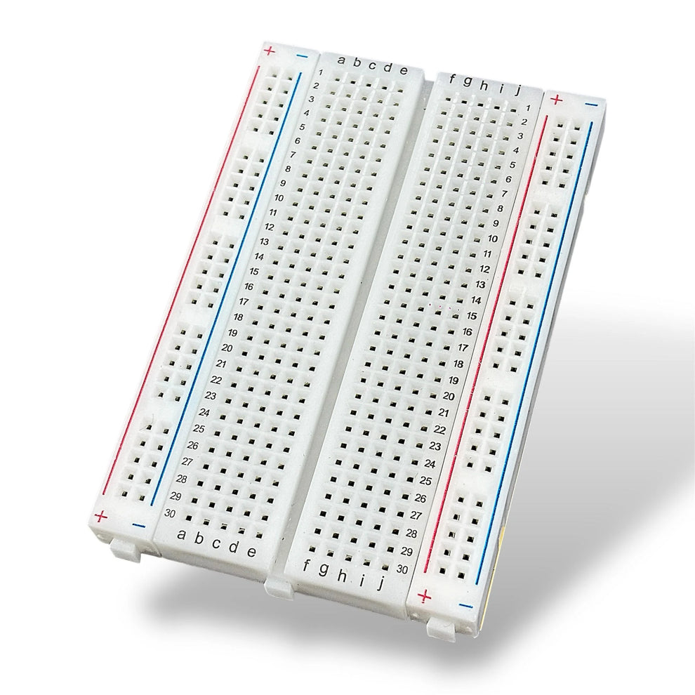 Medium Size Breadboard Solderless 400 Tie Points Prototype Board for Electronics