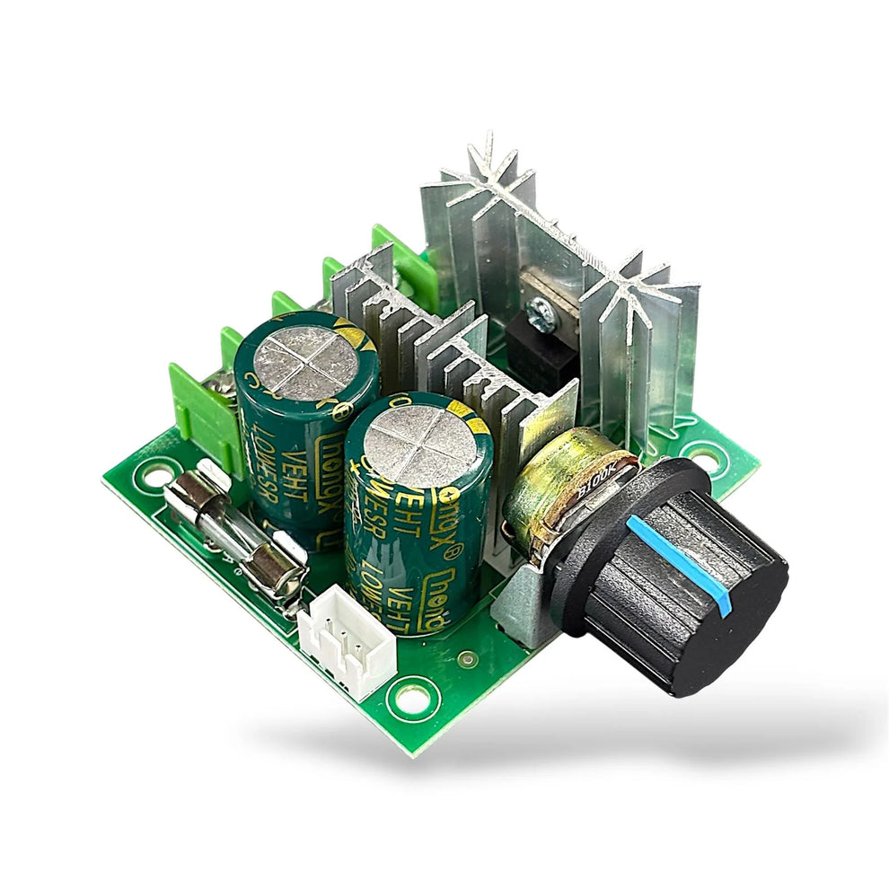 12V 10A DC Motor Speed Controller | PWM Motor Driver Regulator with Knob - High Power DC Speed Control Module