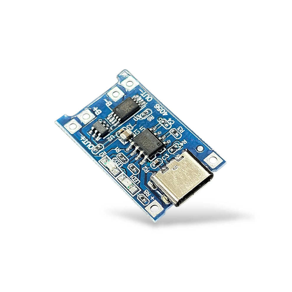 Type-C TP4056 Lithium Battery Charging Module | 5V 1A 18650 Li-ion Charger Board with Protection for DIY Electronics