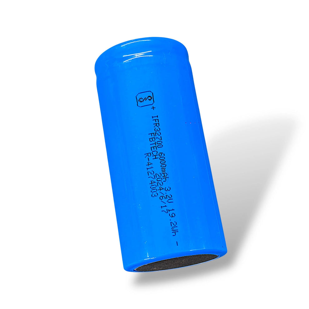 3.2V 6000mAh 19.2Wh LiFePO4 Rechargeable Battery IFR32700 Cell for Solar, EV, Power Backup & DIY Projects