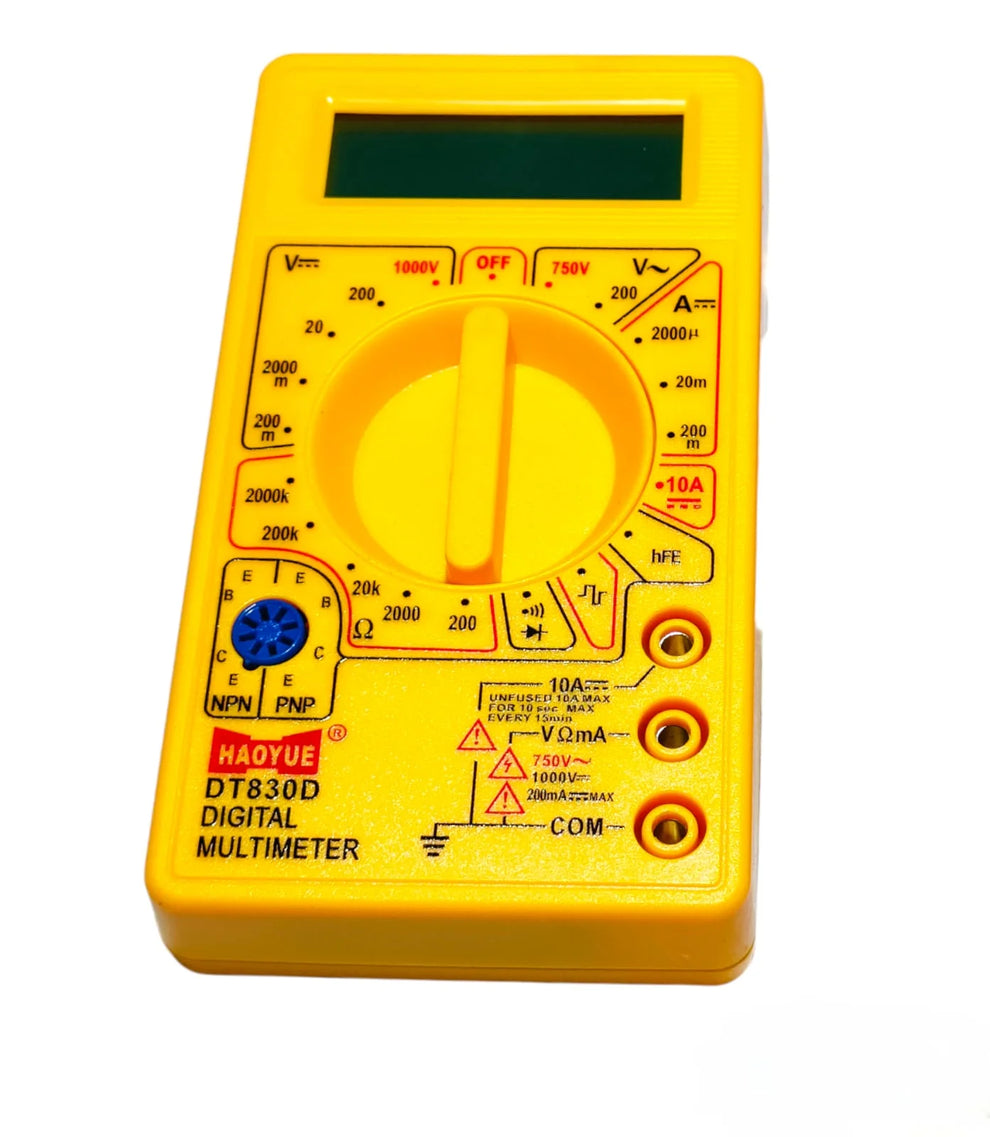 Digital Multimeter DT830D High Quality - AC/DC Voltage, Current & Resistance Tester