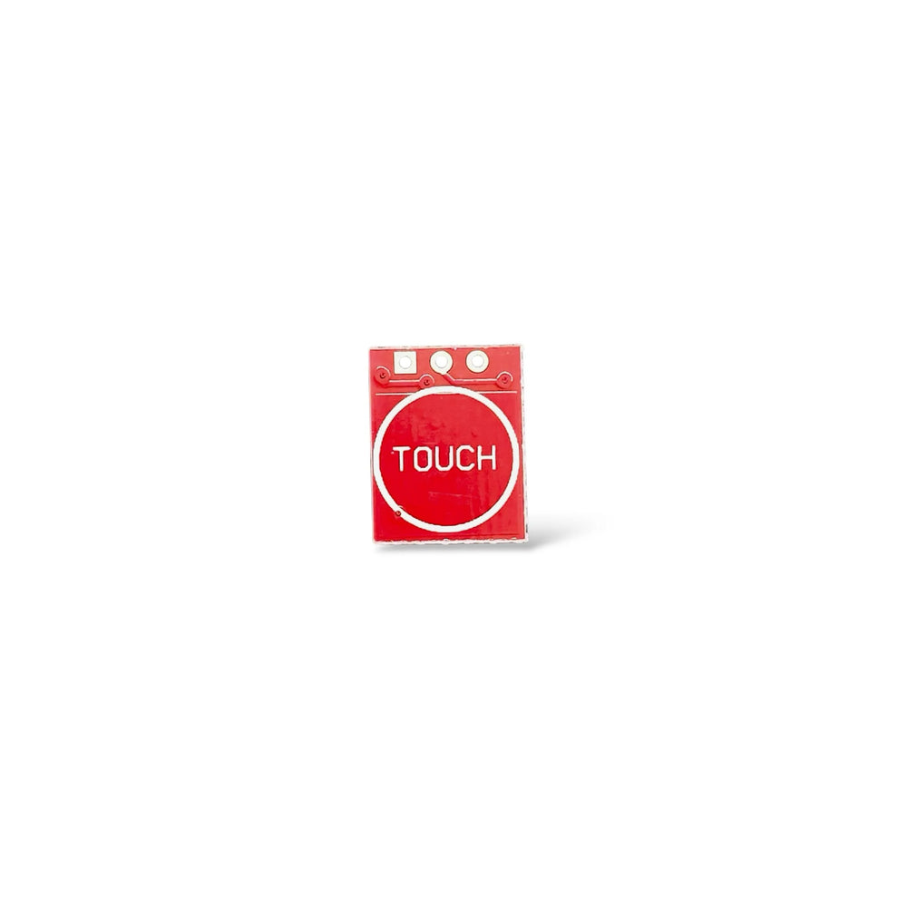 TTP223 1-Channel  Capacitive Touch Sensor Module |  Red Color |  Digital  Touch Switch for  Arduino & IoT Projects